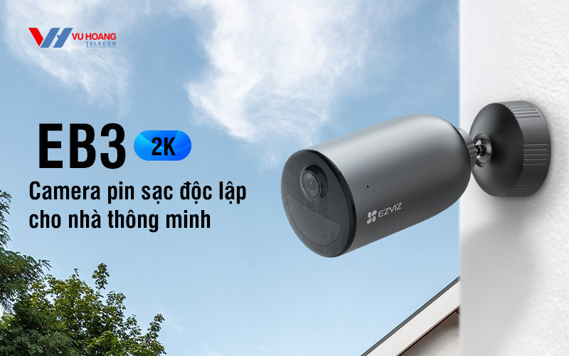 Camera WiFi Dùng Pin EZVIZ EB3 2K