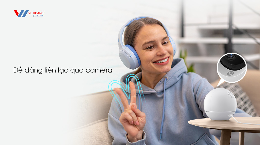 EZVIZ C6C 4K giúp bạn dễ dàng giữ liên lạc